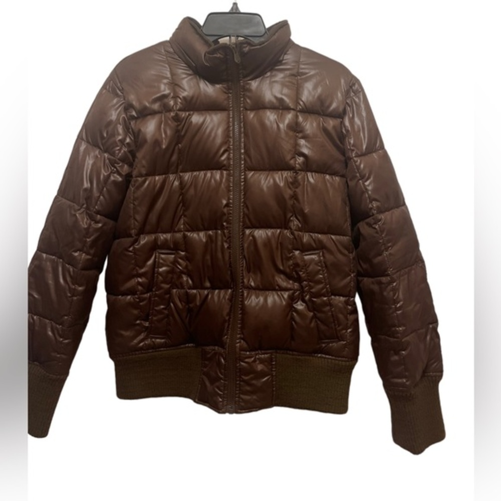 Old Navy Chocolate Brown Puffer Jacket Size XL HOST PICK!!!!